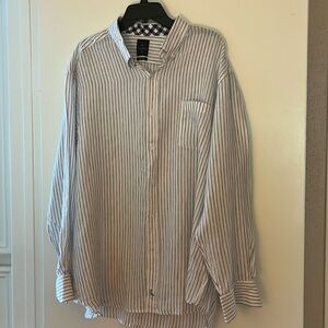 Tailorbyrd Collection Linen men’s XXL shirt